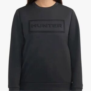 HUNTER WOMENS SWEATSHIRT GREAT LETTER DETAIL BRAND NEW WITH TAGS SEE PICS